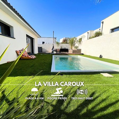 Villa Contemporaine Avec Piscine Chauffee Proche Des Plages Sauvian Luaran gambar
